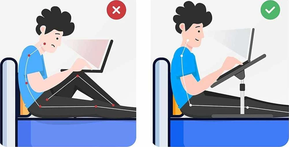 MOZOS GAME SL1 JUODA STOLIK DO LAPTOPA REGULOWANY
