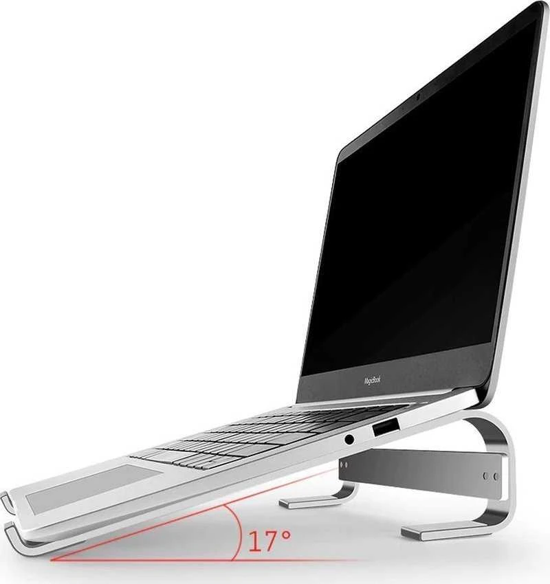Stalinis stovas Strado Aliuminio bazė tabletės nešiojamas iki 18 "paprastas S1 (juoda) universalus