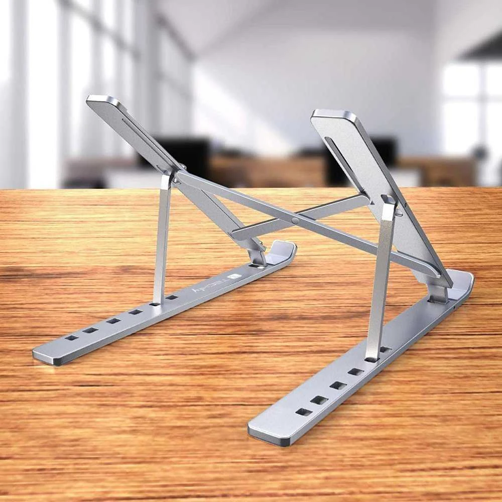 TECHLY Foldable Aluminum Stand for Notebook Planšetė and Išmanusis telefonas from 10inch to 16inch