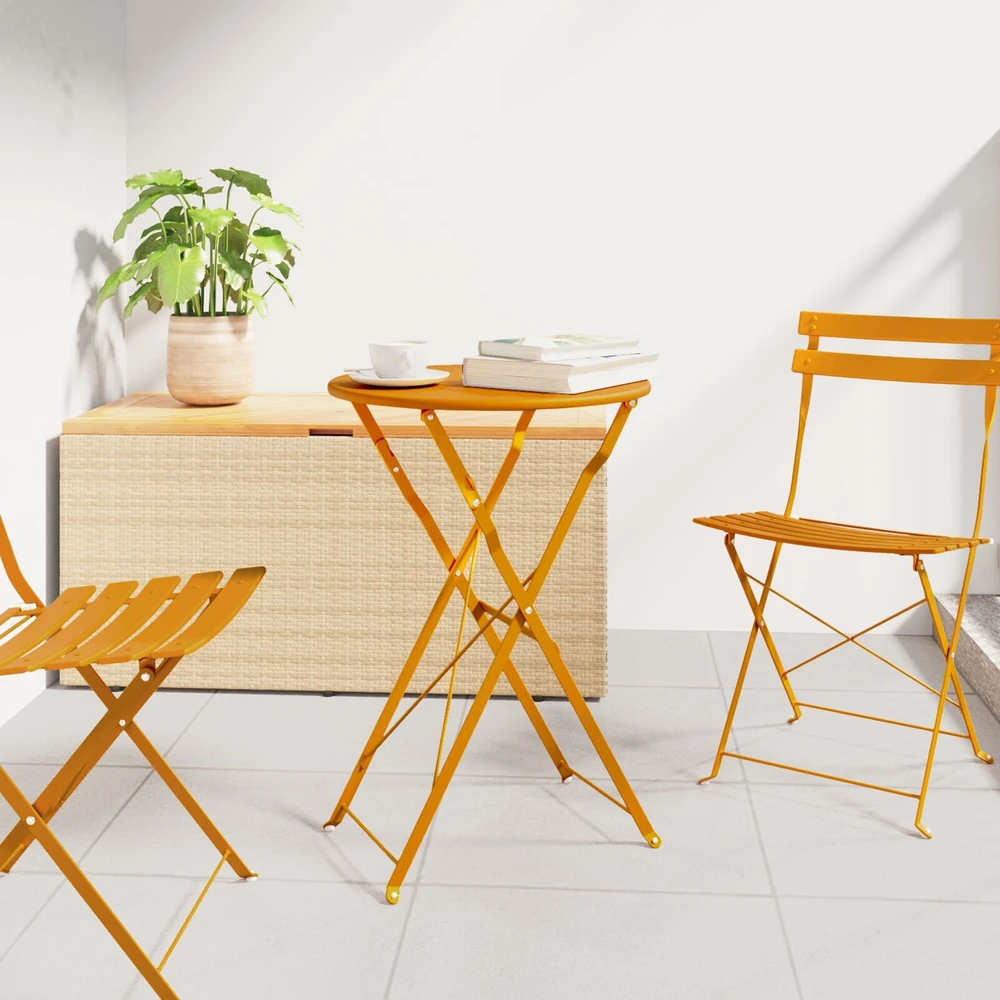 Bistro stalas Garstyčių Ø 50 x 71 cm Miltelinis plienas