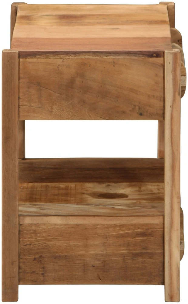 Žurnalinis staliukas Ruda 43 x 32 x 46 cm Kietas atkurtas medis