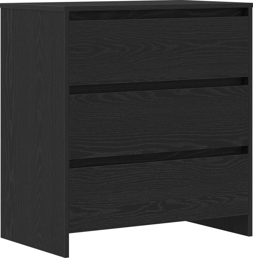 Kabalas 3 vnt. Juoda 70 x 41 x 75 cm Apdirbta mediena