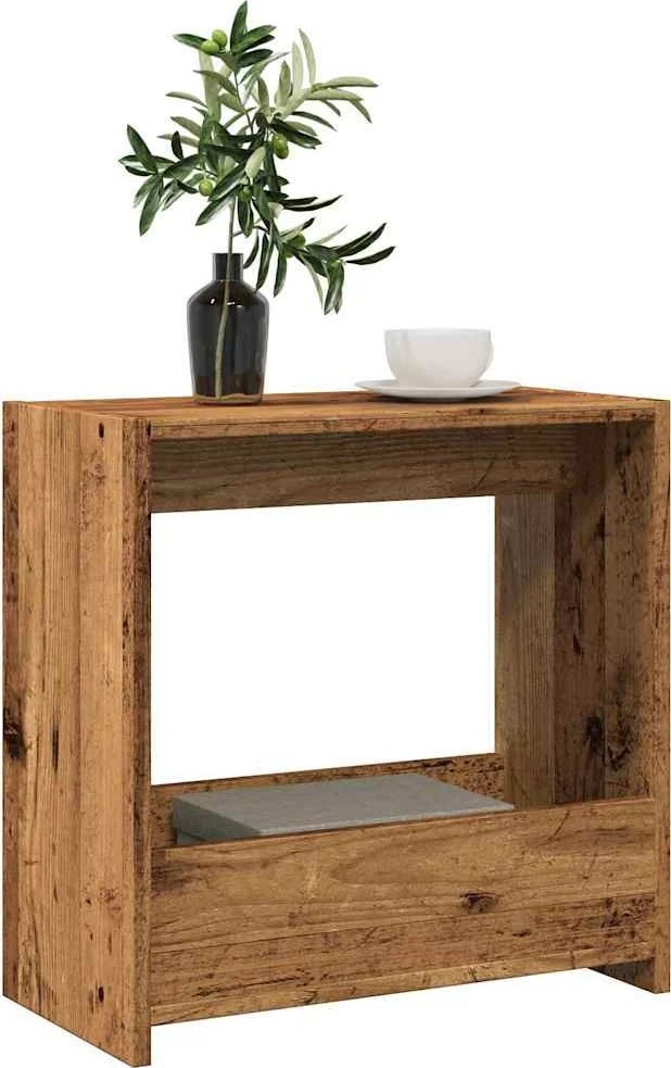 šoninis staliukas Sena mediena 50x26x50 cm Inžinerinė mediena