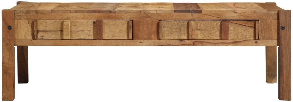 Kavos staliukas Ruda 110 x 54 x 35 cm Kietas atkurtas medis