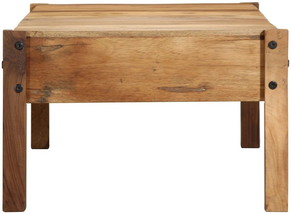 Kavos staliukas Ruda 110 x 54 x 35 cm Kietas atkurtas medis