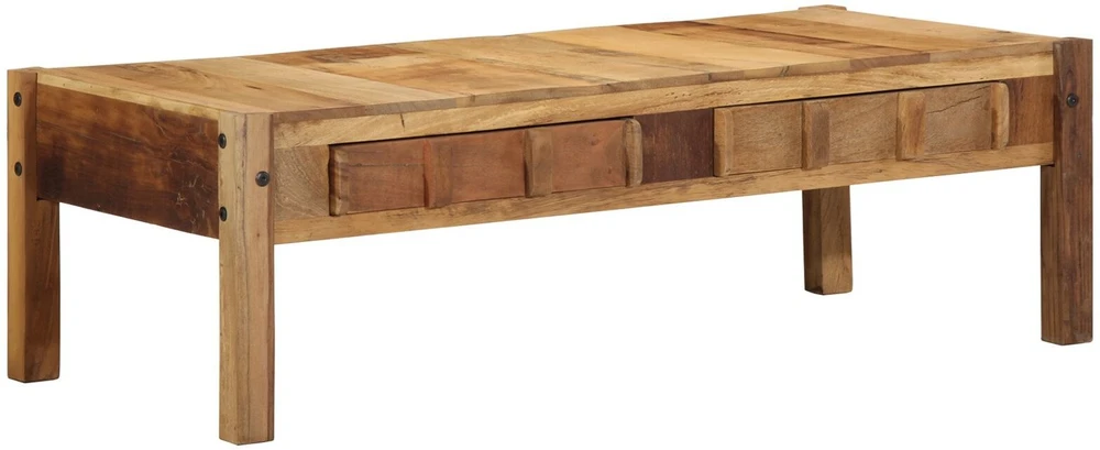 Kavos staliukas Ruda 110 x 54 x 35 cm Kietas atkurtas medis