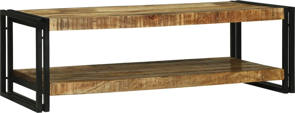 Kavos staliukas Ruda 120 x 50 x 38 cm Kietas mango medis