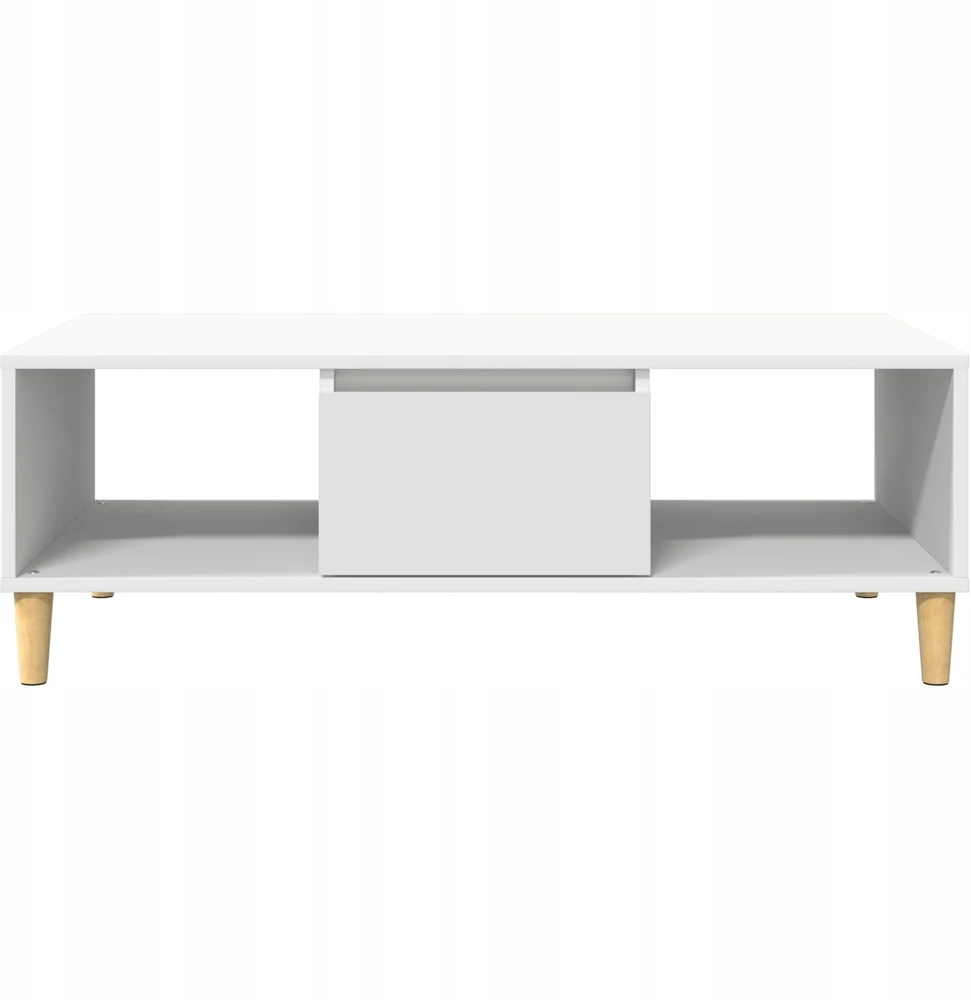 Kavos staliukas Balta 102 x 55 x 35 cm Apdirbta mediena