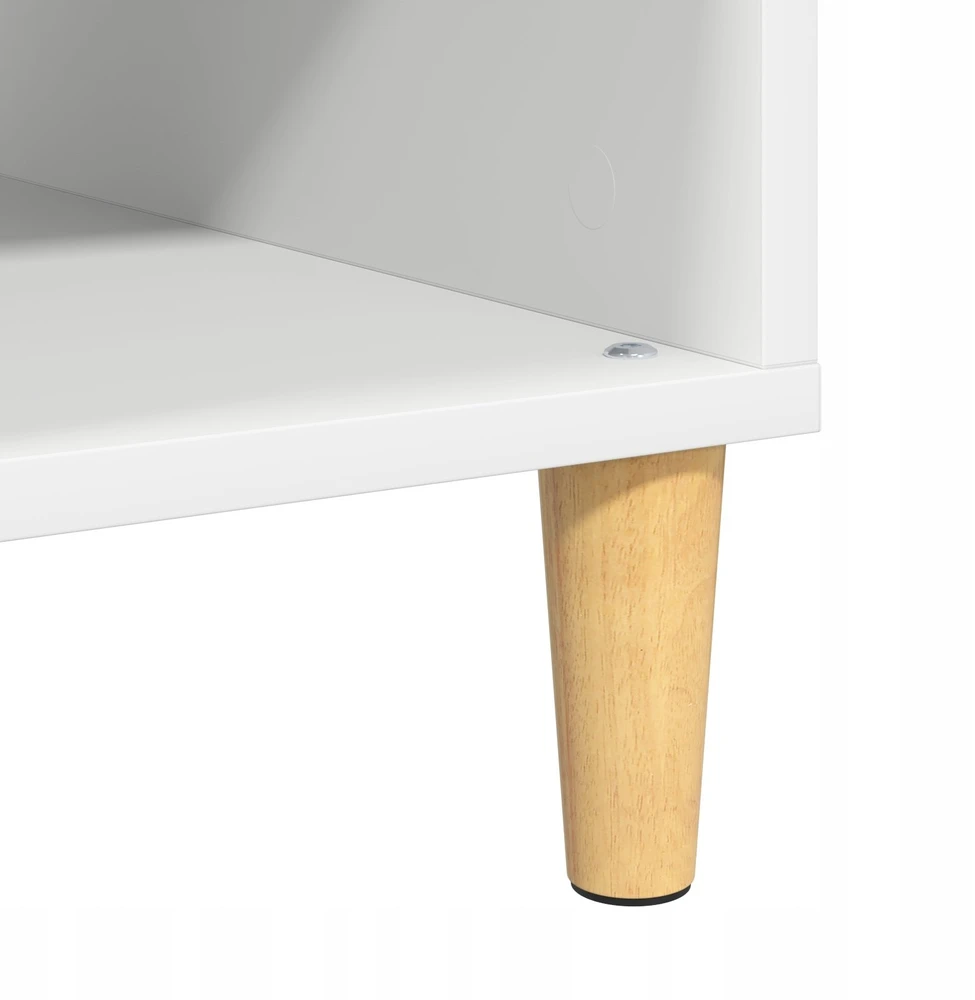 Kavos staliukas Balta 102 x 55 x 35 cm Apdirbta mediena