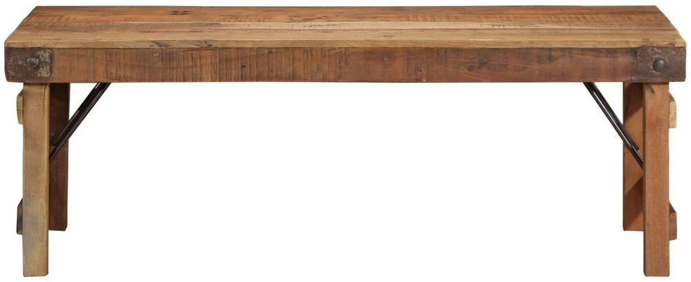 Kavos staliukas Ruda 110 x 55 x 40 cm Kietas atkurtas medis