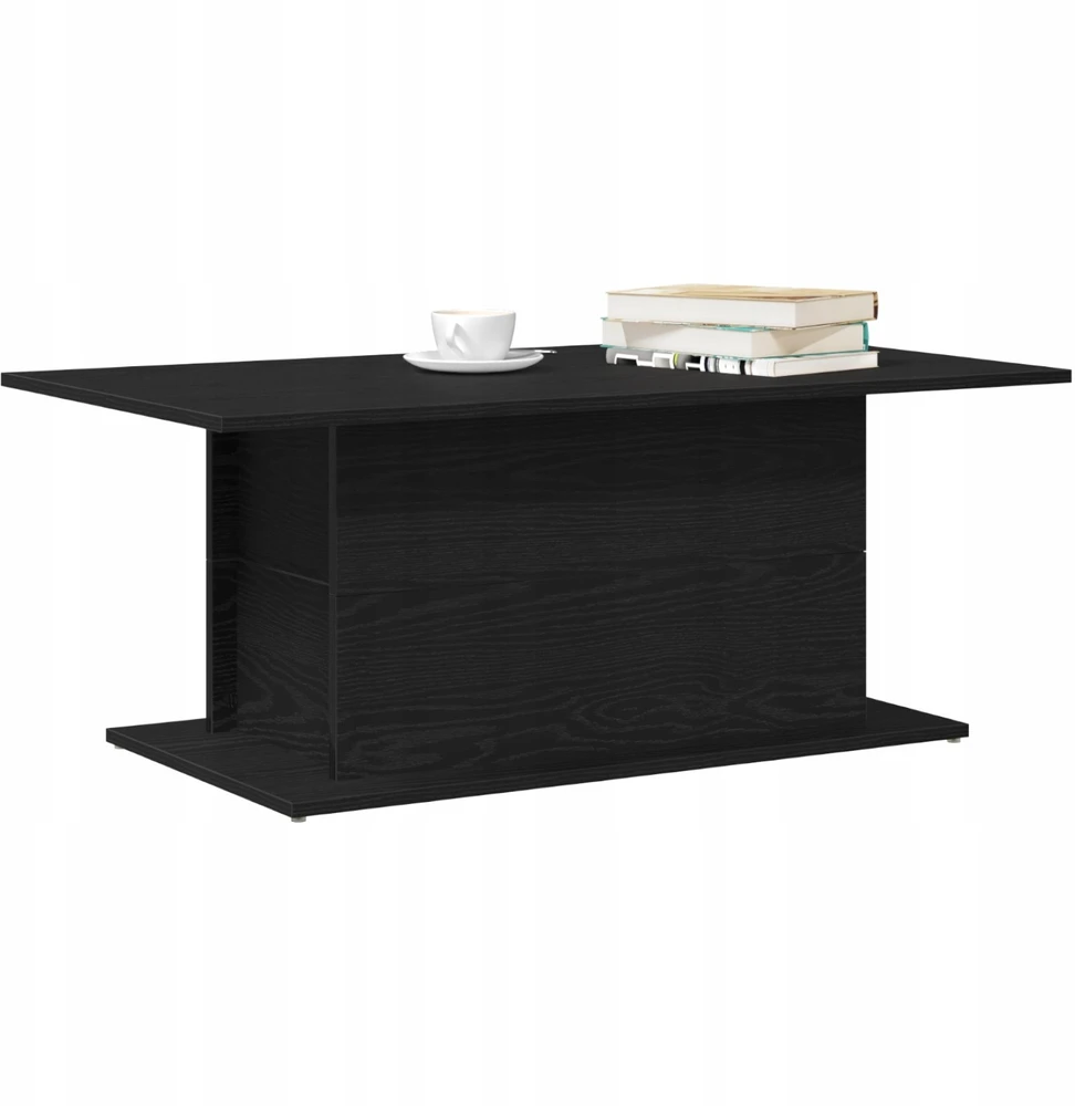Kavos staliukas Juodas ąžuolas 102 x 55,5 x 40 cm