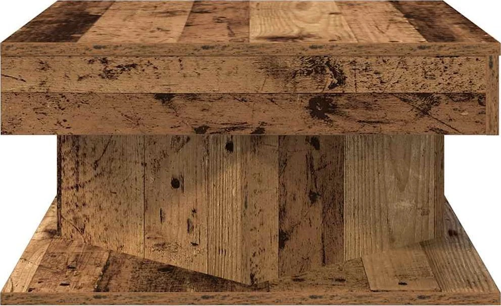 Kavos staliukas Old Wood 55x55x30 cm Inžinierinė mediena