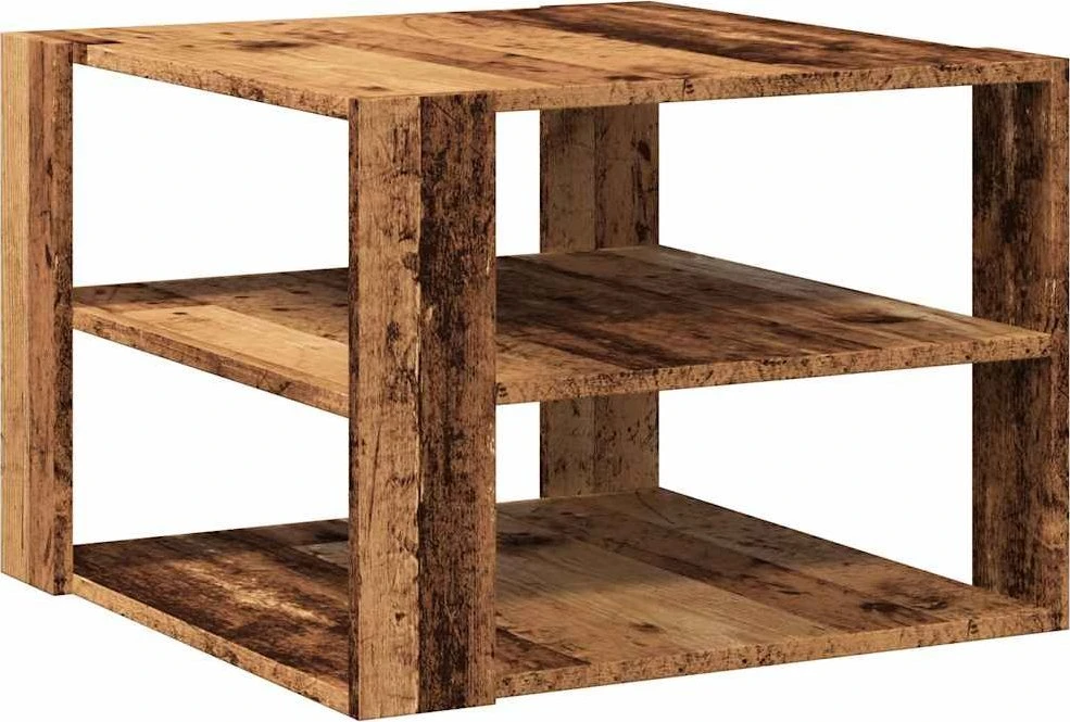 kavos staliukas Old Wood 58x58x40 cm Engineered Wood