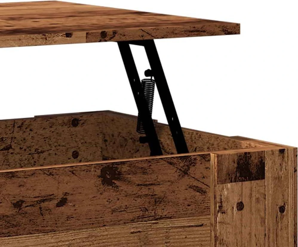 kavos staliukas Old Wood 79x49x41 cm Engineered Wood