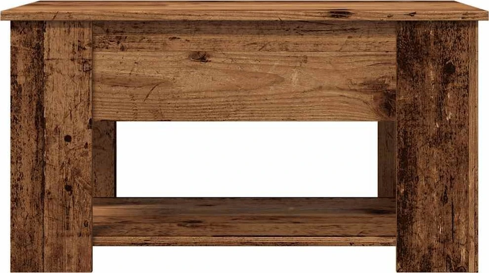 kavos staliukas Old Wood 79x49x41 cm Engineered Wood