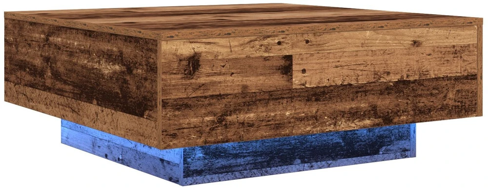 Sena mediena ir mėlyna 80 x 80 x 31 cm Apdirbta mediena