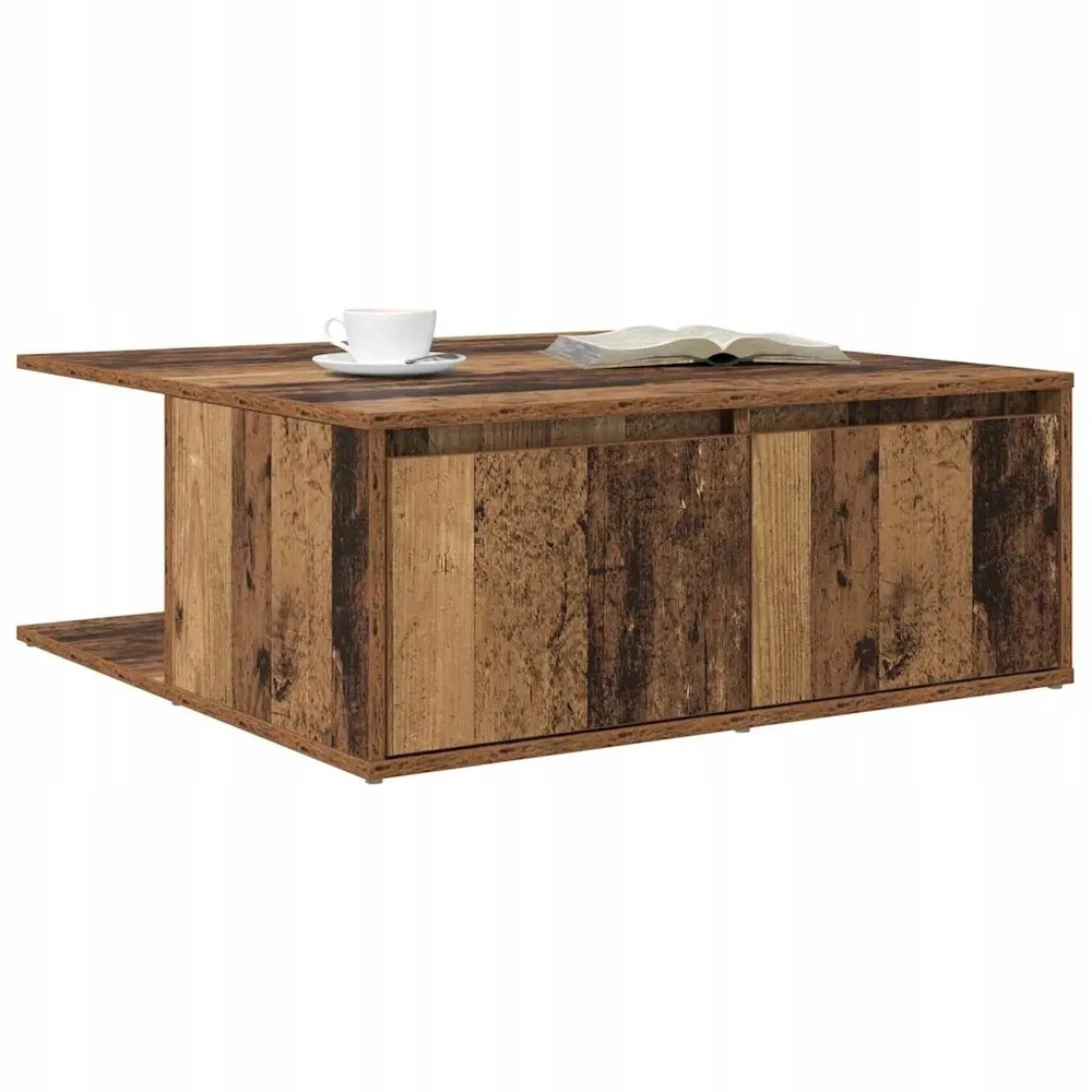 Kavos staliukas Sena mediena 80 x 80 x 31 cm Apdirbta mediena