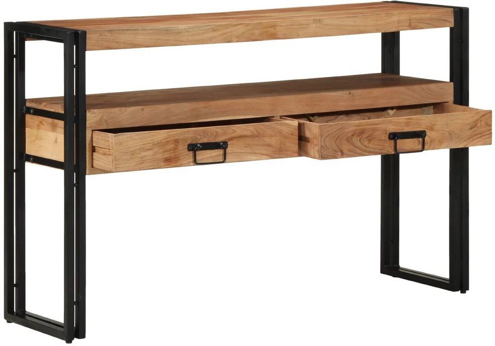 Konsolinis stalas Ruda 120 x 33 x 75 cm Kietos akacijos mediena