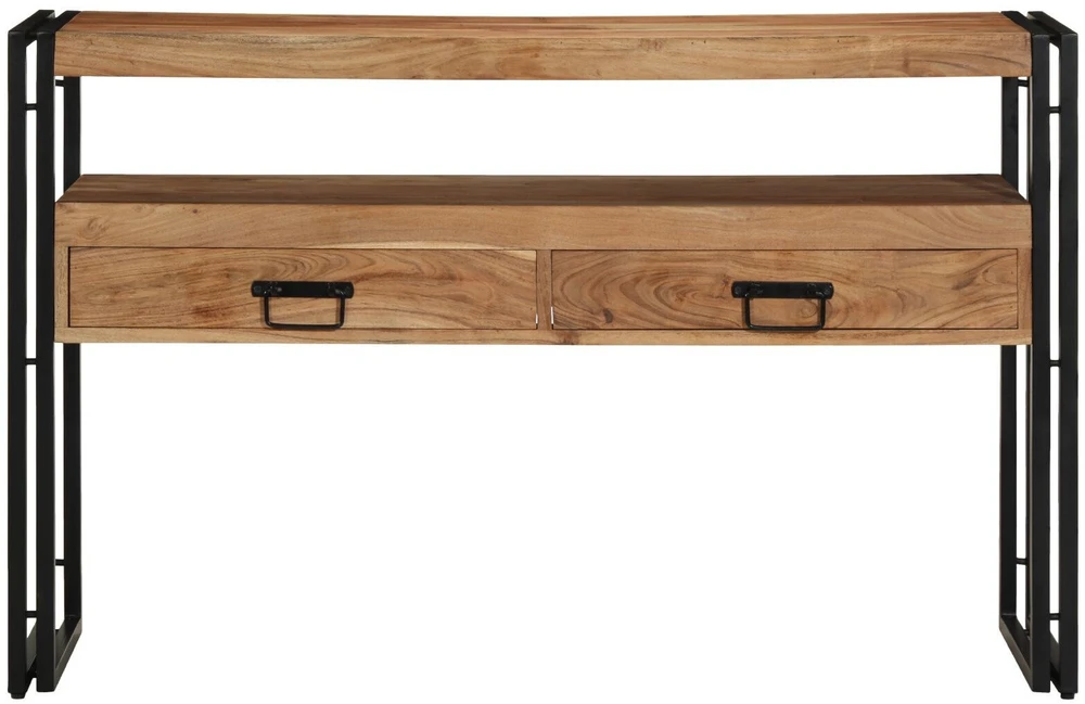 Konsolinis stalas Ruda 120 x 33 x 75 cm Kietos akacijos mediena