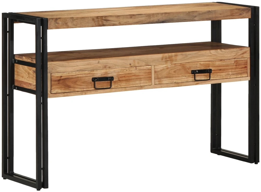 Konsolinis stalas Ruda 120 x 33 x 75 cm Kietos akacijos mediena