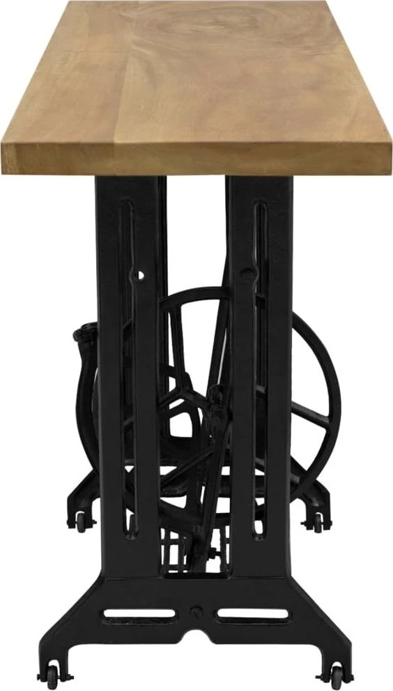 Konsolinis staliukas, 110x40x75cm, siuvimo mašinos dizaino