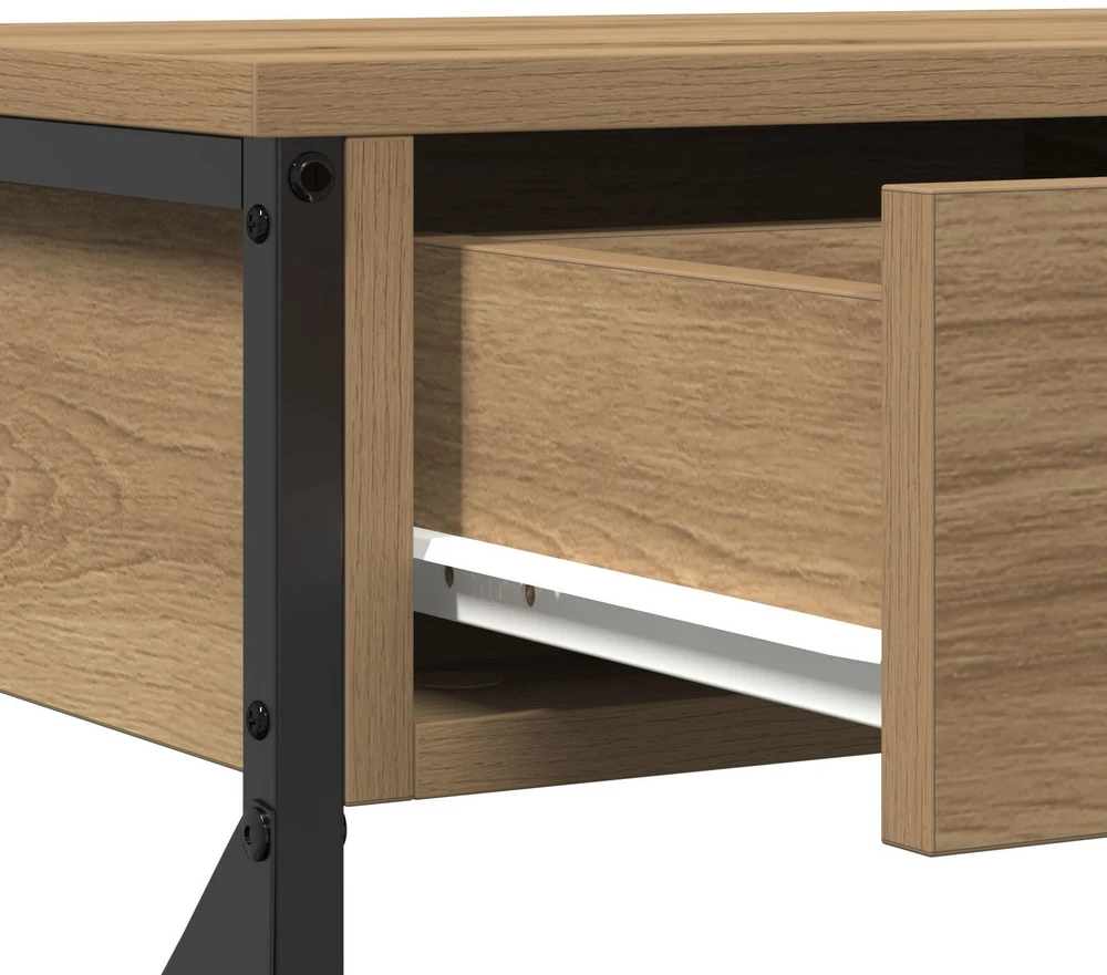 Konsolės stalas artisano ąžuolo 75 x 28 x 75 cm