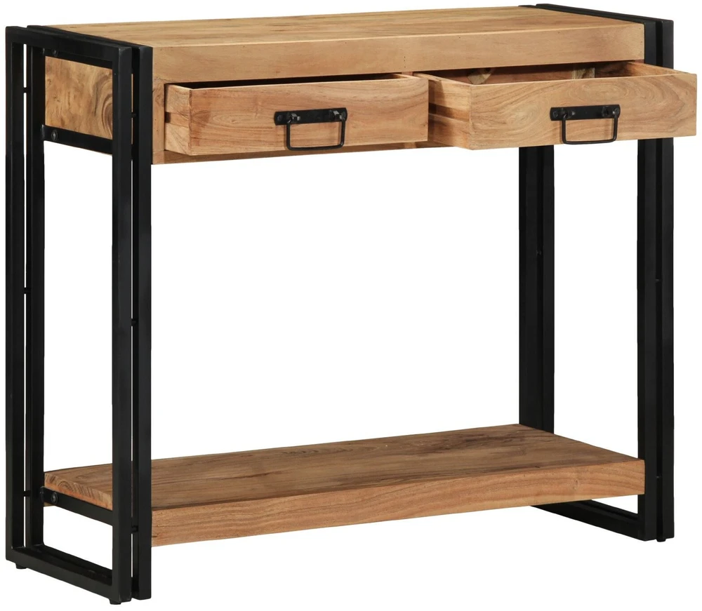 Konsolinis stalas Ruda 90 x 33 x 75 cm Kietos akacijos mediena