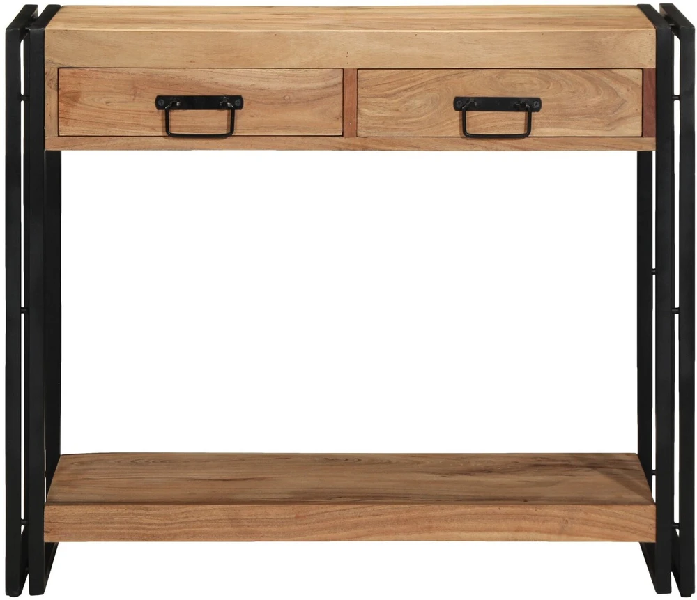 Konsolinis stalas Ruda 90 x 33 x 75 cm Kietos akacijos mediena