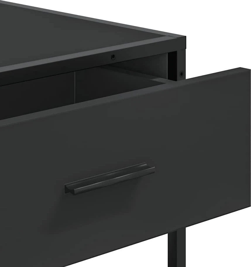 konsolinis stalas juodas 90x35x80 cm inžinierinis medis