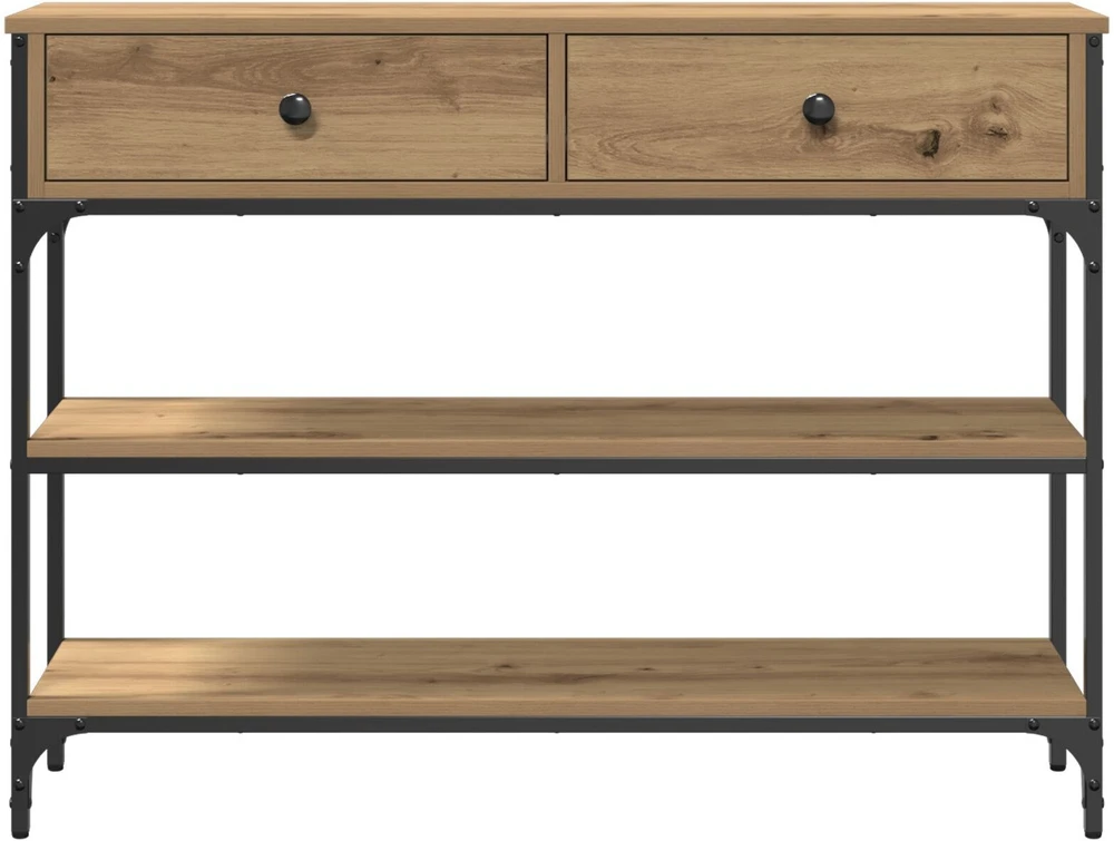 Konsolinis stalas Amatininkų ąžuolas 100 x 25 x 75 cm