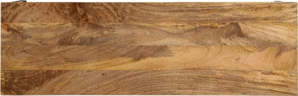 Konsolinis staliukas, rudas, 110x35x76cm, mango mediena/geležis