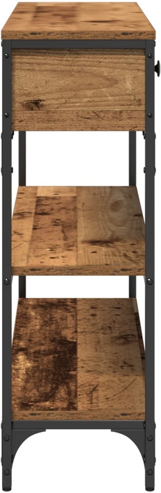 Konsolinis stalas Senas medis 100 x 25 x 75 cm Apdirbta mediena
