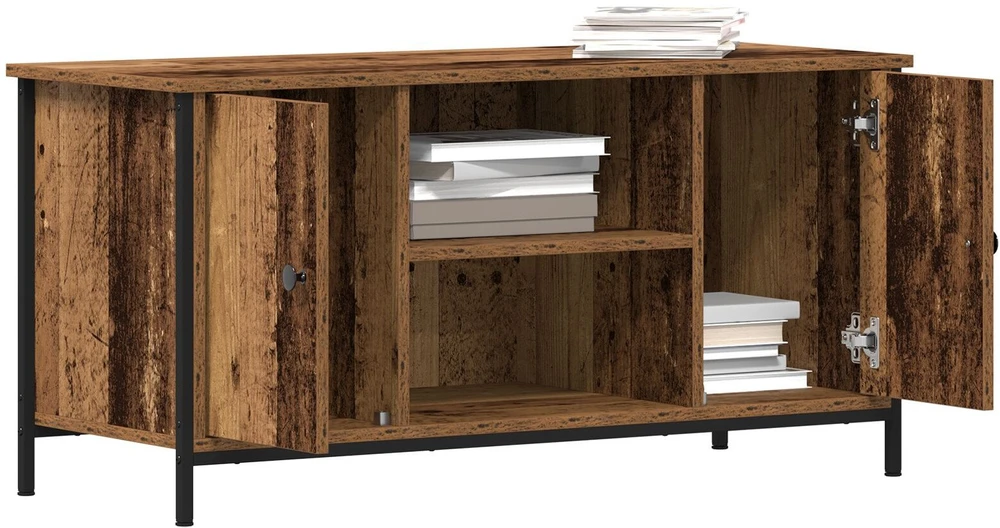 TV staliukas Televizoriaus spintelė 100 x 40 x 50 cm Sena mediena