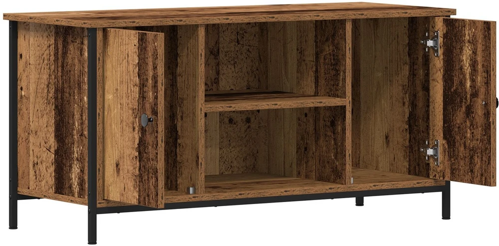 TV staliukas Televizoriaus spintelė 100 x 40 x 50 cm Sena mediena
