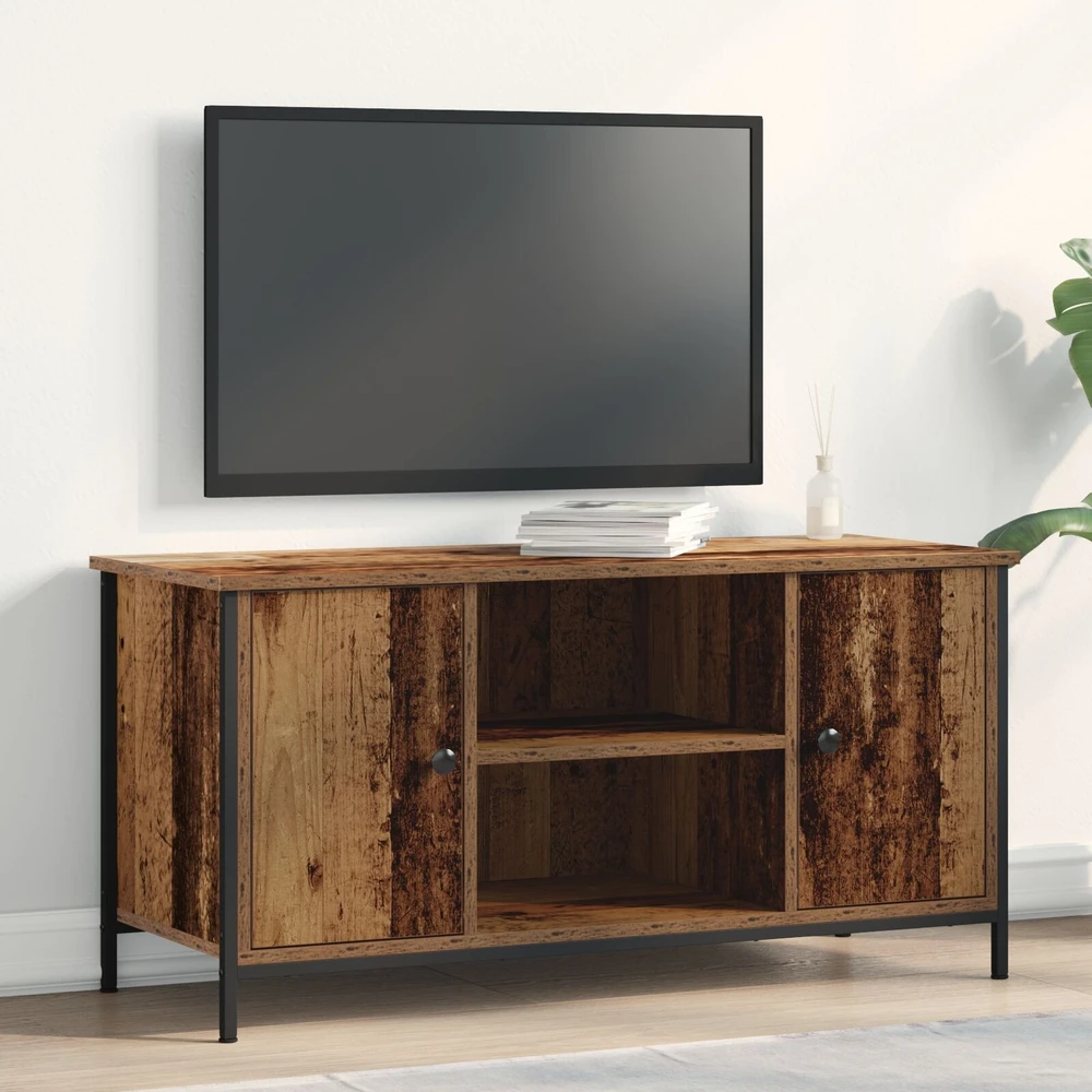 TV staliukas Televizoriaus spintelė 100 x 40 x 50 cm Sena mediena