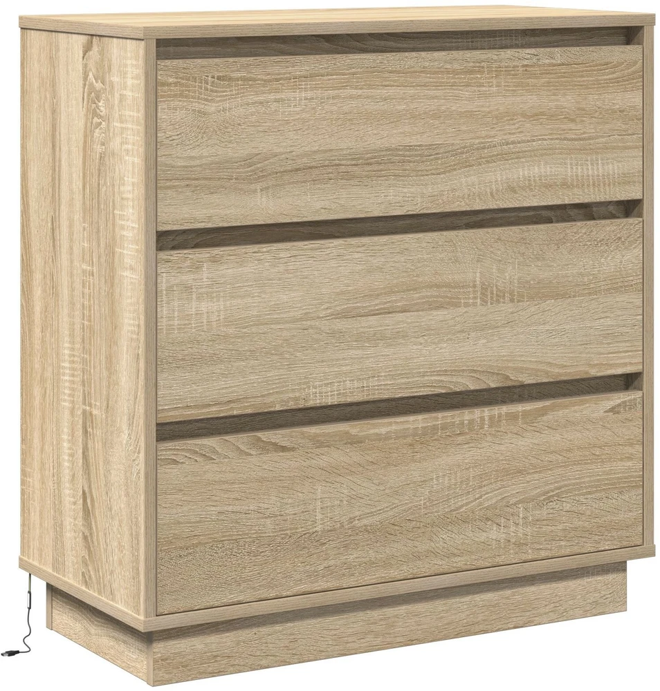 Šalia lovos spintelė Sonoma ąžuolas 71 x 34,5 x 75 cm