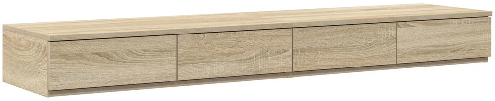 Lovos stalčiai Sonoma ąžuolas 150 x 36,5 x 16,5 cm