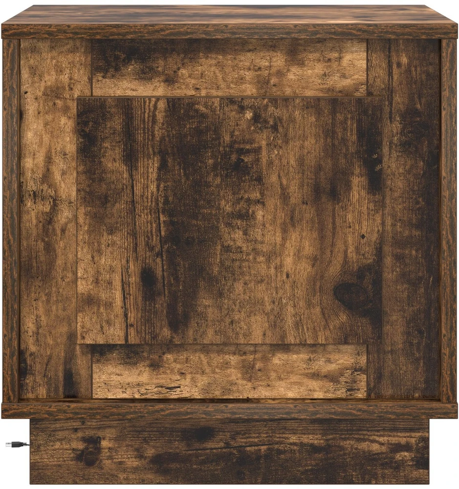 Šalia lovos spintelė Rūkyta ąžuolas 44 x 34,5 x 45 cm