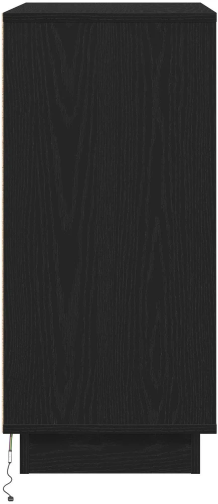 Šalia lovos spintelė Juodas ąžuolas 71 x 34,5 x 75 cm