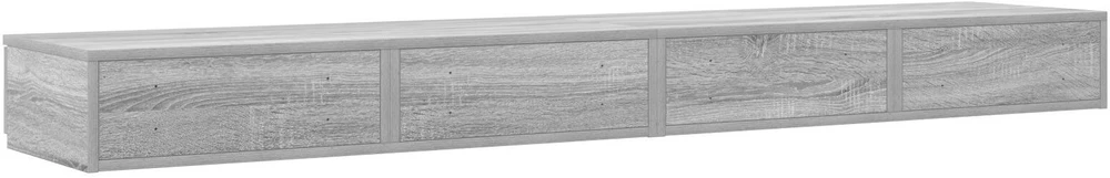 Lovos stalčiai Pilkas Sonoma 180 x 36,5 x 16,5 cm