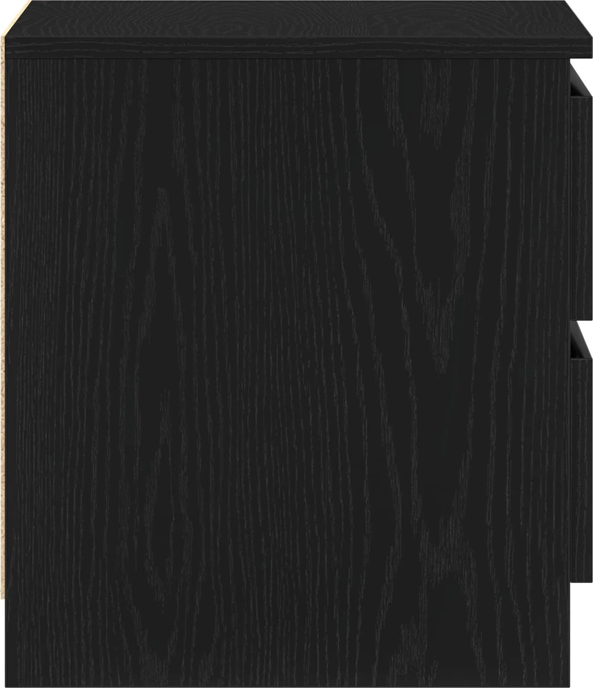 Šalia lovos spintelė 2 pcs Juodas ąžuolas 50 x 40 x 43,5 cm