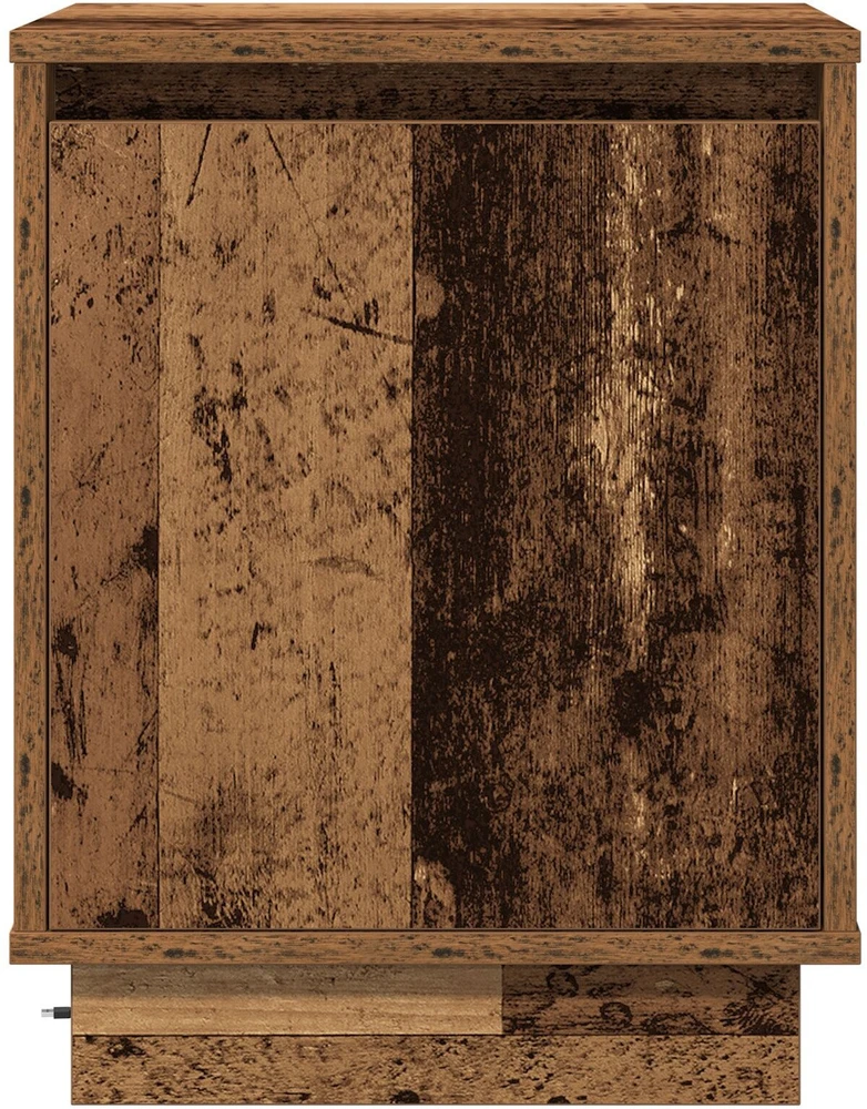 Šalia lovos spintelė 2 vnt. Senas medis 39 x 34,5 x 50 cm
