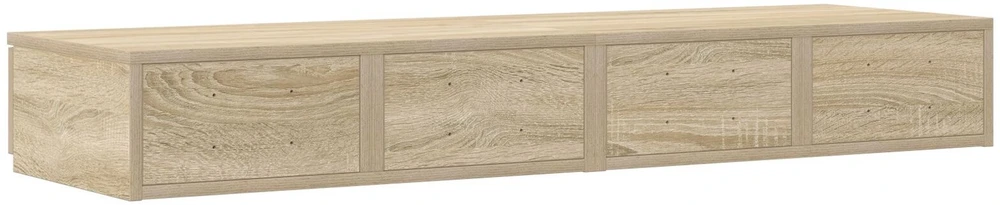 Lovos stalčiai Sonoma ąžuolas 120 x 36,5 x 16,5 cm