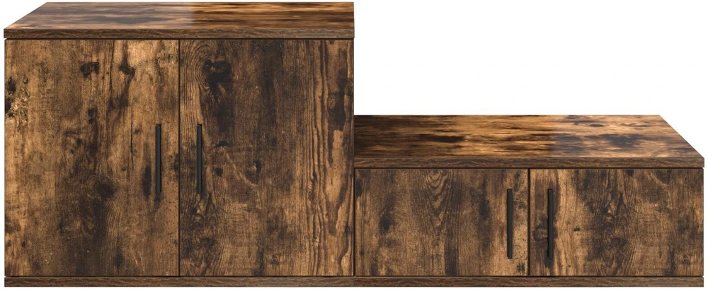 Oppbevaringsskap 2 pcs Rūkyta ąžuolas 108 x 41 x 40 cm