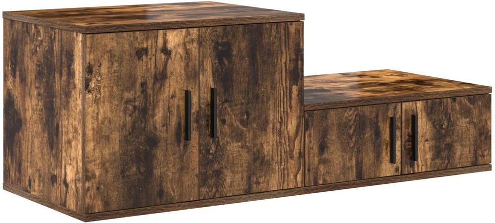 Oppbevaringsskap 2 pcs Rūkyta ąžuolas 108 x 41 x 40 cm