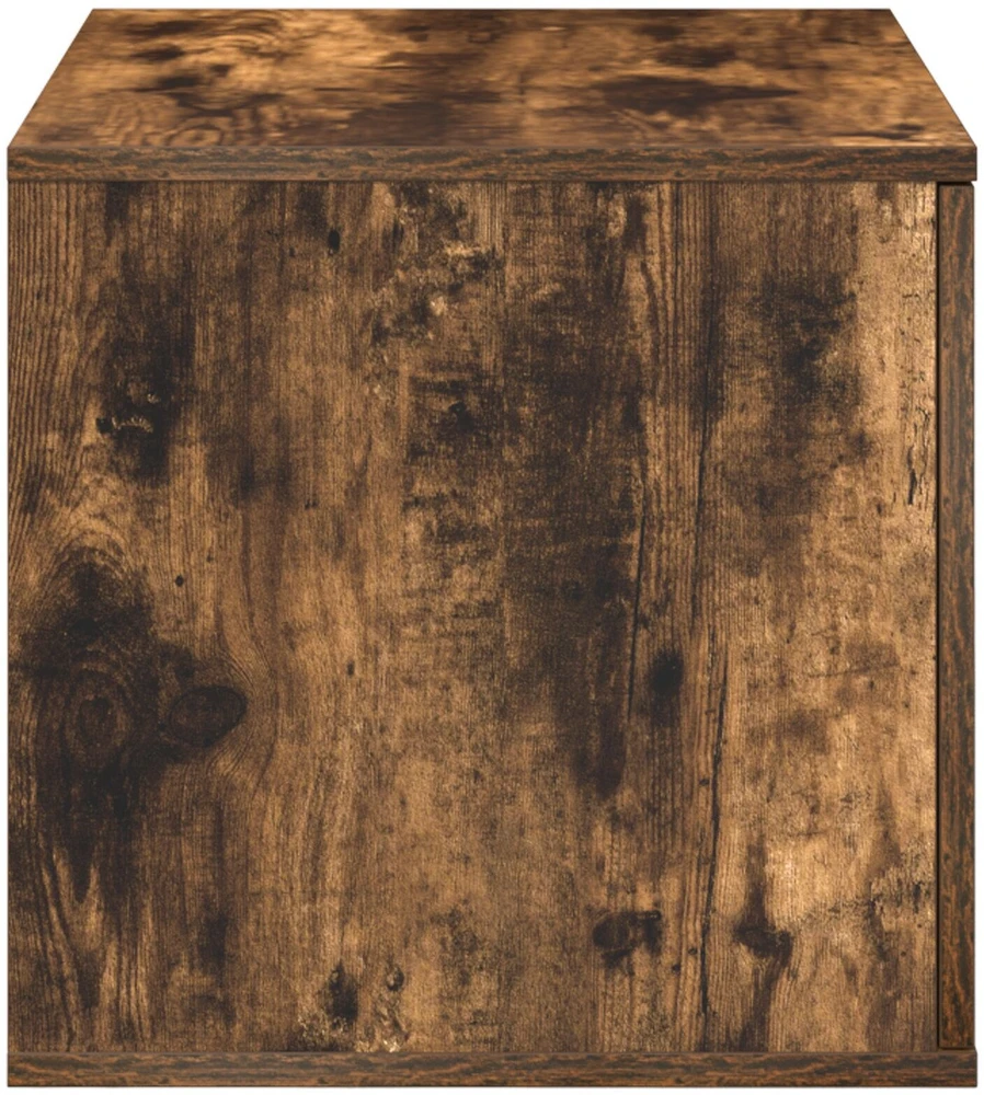 Oppbevaringsskap 2 pcs Rūkyta ąžuolas 118 x 41 x 40 cm