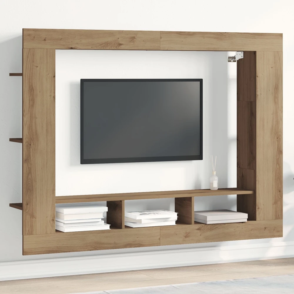 TV staliukas Televizoriaus spintelė 152 x 22 x 113 cm artisano ąžuolo
