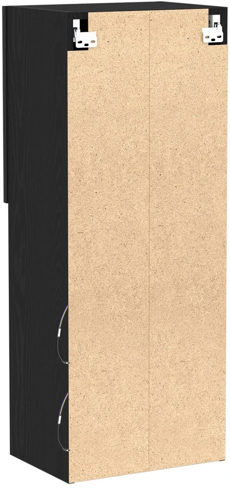 TV staliukas TV spintelių komplektas 40,5 x 30 x 102 cm Juodas ąžuolas