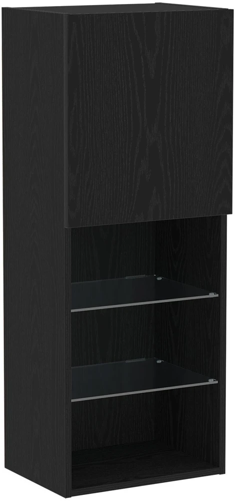 TV staliukas TV spintelių komplektas 40,5 x 30 x 102 cm Juodas ąžuolas
