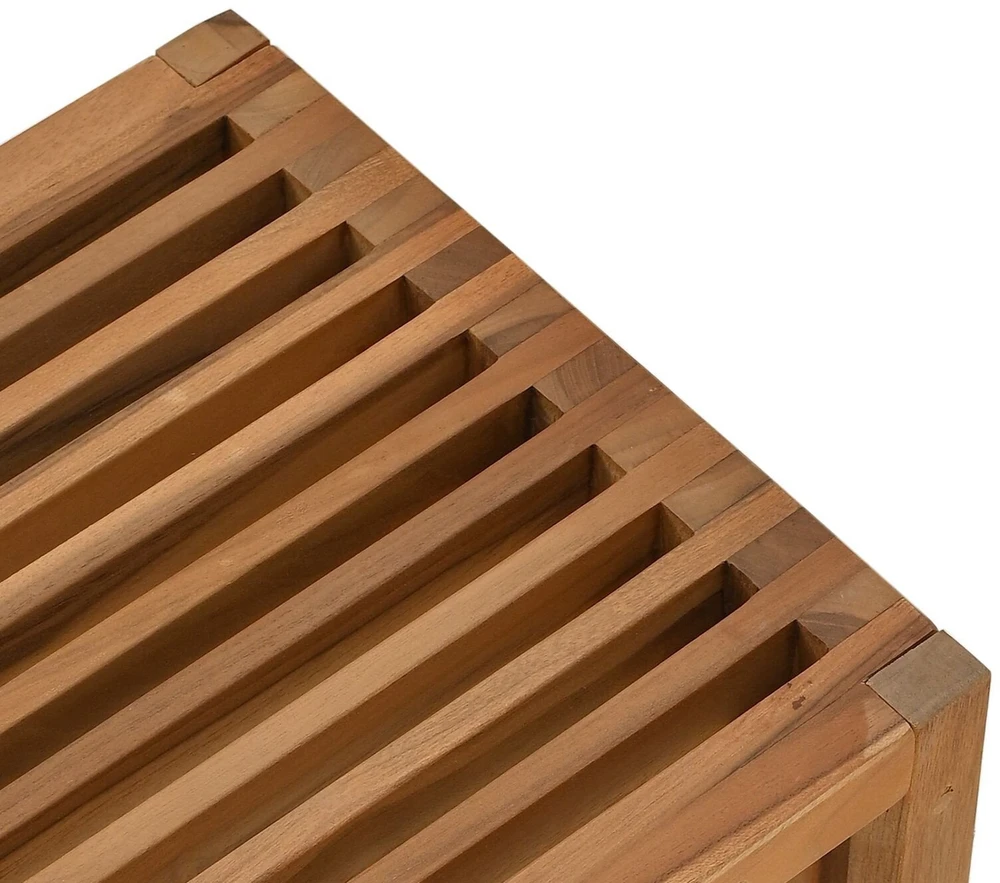 Sodo šoninis stalas Ruda 50 x 32,5 x 35 cm Kieto teka medžio